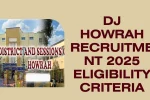 DJ Howrah Recruitment 2025 Eligibility Criteria