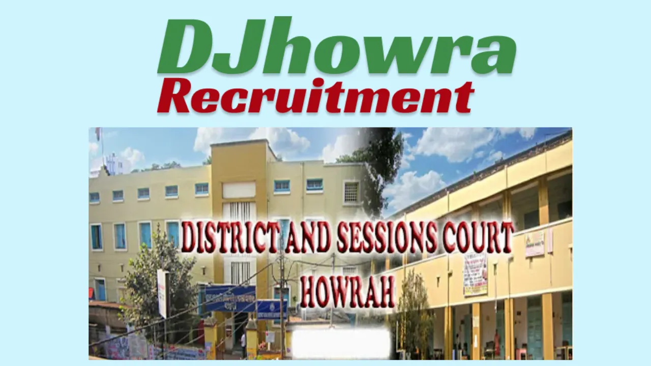 DJ Howrah Recruitment 2025