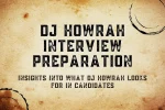 DJ Howrah interview preparation