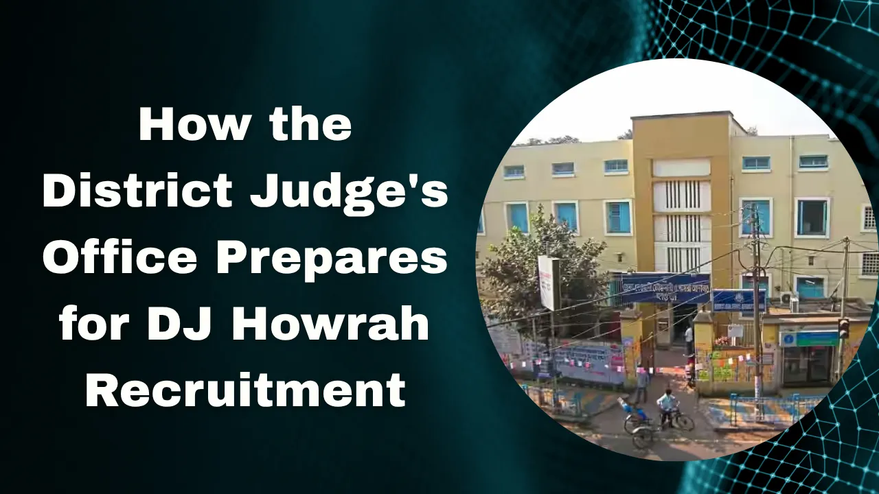 How the District Judge's Office Prepares for DJ Howrah Recruitment