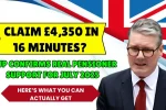 £4350 DWP Pensioner Support