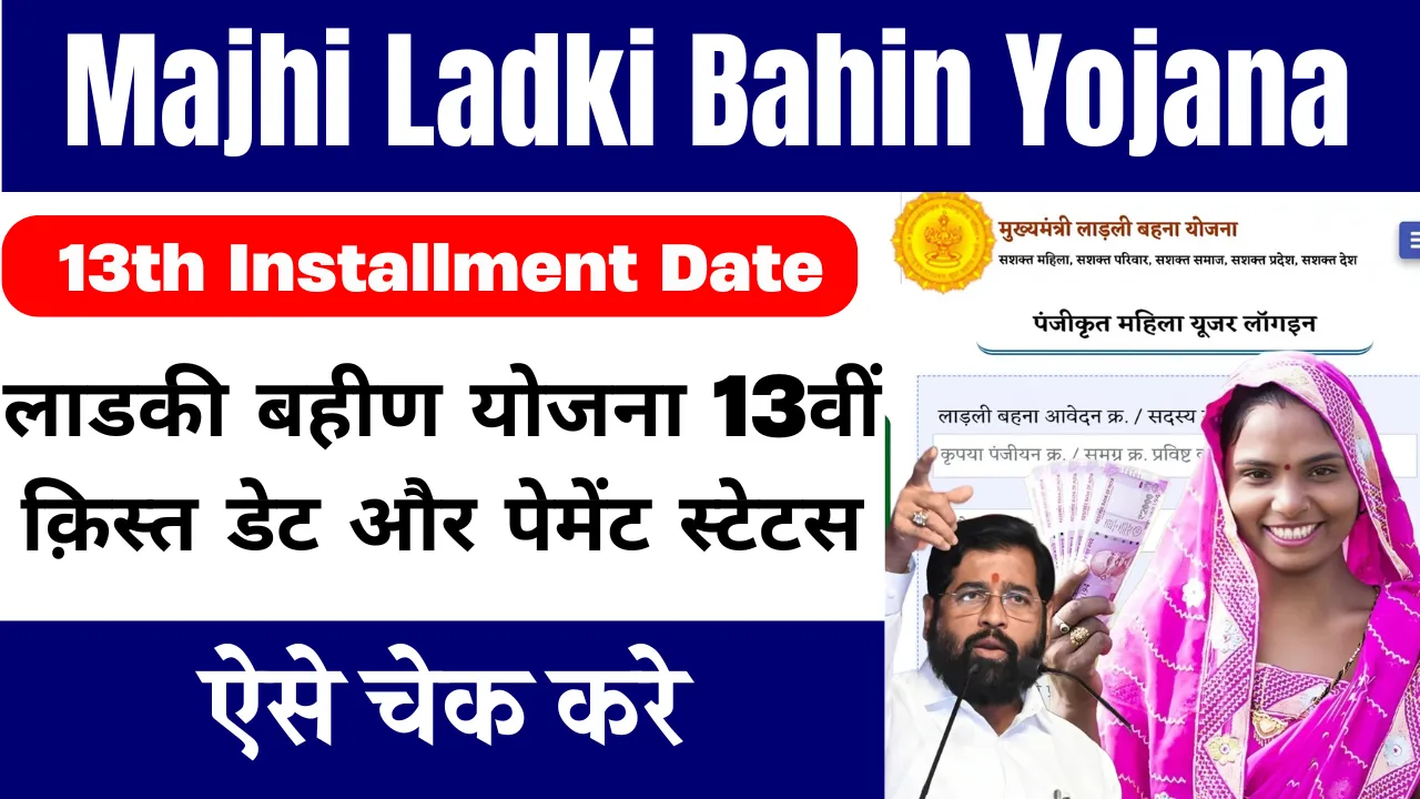 Majhi Ladki Bahin Yojana 13th Installment Date