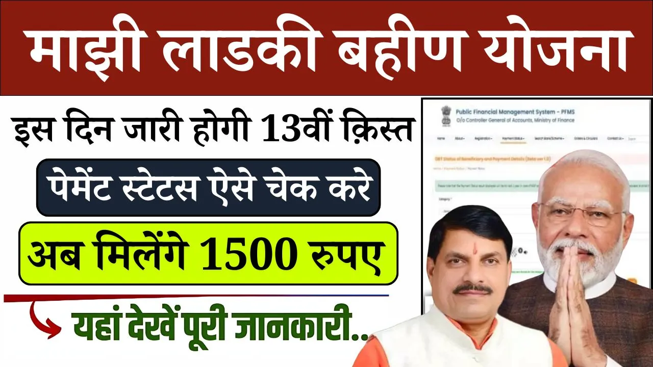 Majhi Ladki Bahin Yojana 13th Installment Date